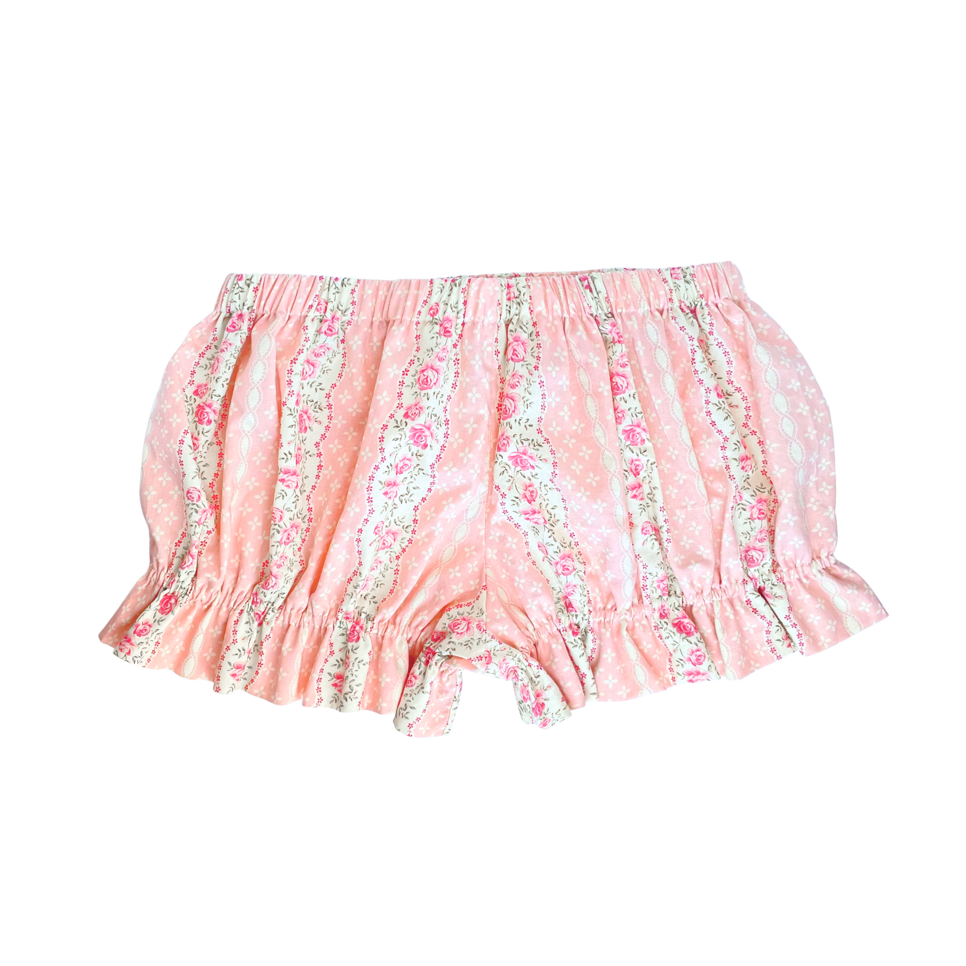 Vintage Floral Bloomer Mini Shorts